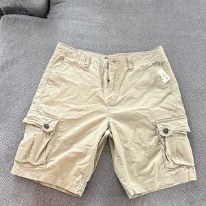 Aeropostale Men's Beige Cargo Shorts